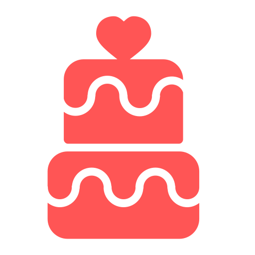 taart Generic Flat icoon