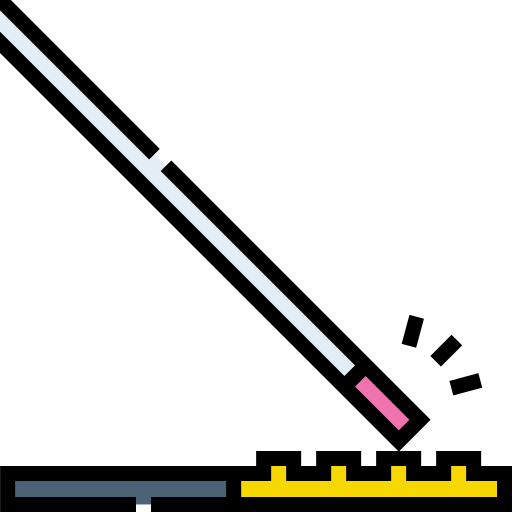 Tactile Detailed Straight Lineal color icon