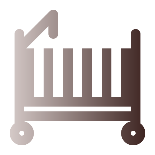 Baby bed Generic gradient fill icon