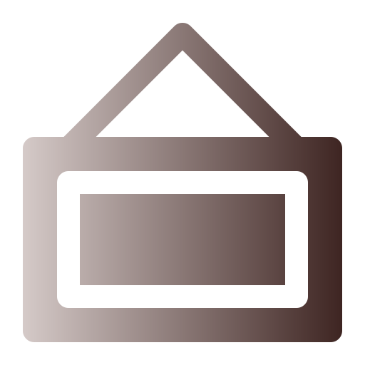 Photo frame Generic gradient fill icon