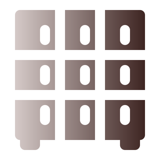Lockers Generic gradient fill icon