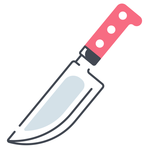 Chefs knife Generic color lineal-color icon