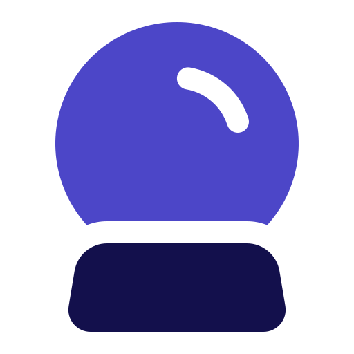 水晶球 Generic Blue icon