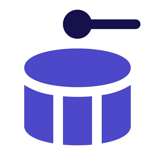 ドラムスティック Generic Blue icon