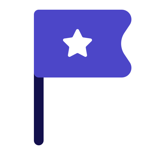 フラグ Generic Blue icon