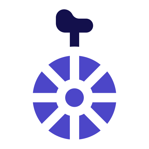 Unicycle Generic Blue icon