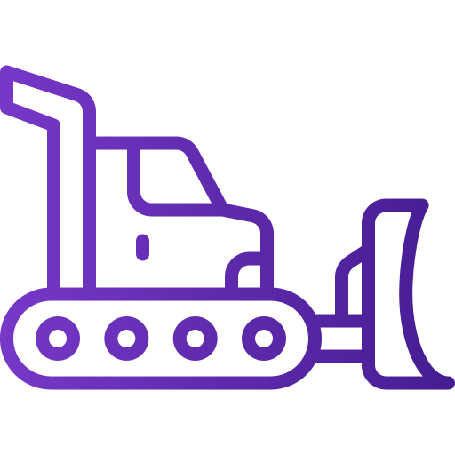 bulldozer Generic gradient outline icon