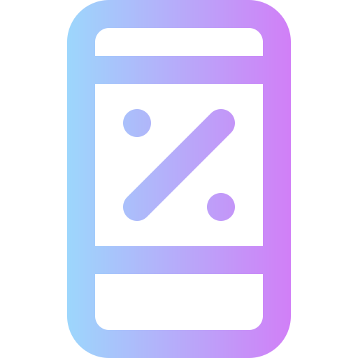 Smartphone Super Basic Rounded Gradient icon