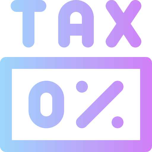 libre de impuestos Super Basic Rounded Gradient icono
