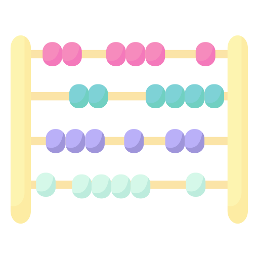 liczydło zabawka Generic color fill ikona