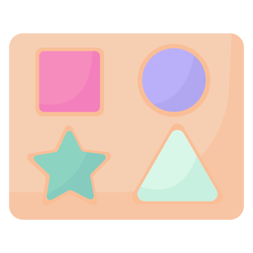 Toy blocks Generic color fill icon