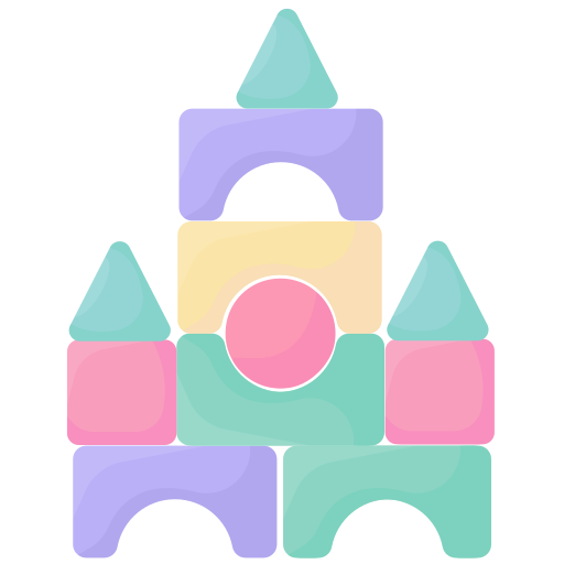 おもちゃのブロック Generic color fill icon
