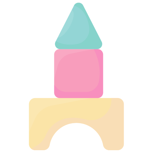 Toy blocks Generic color fill icon