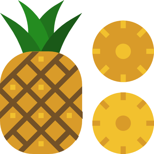ananas Surang Flat ikona