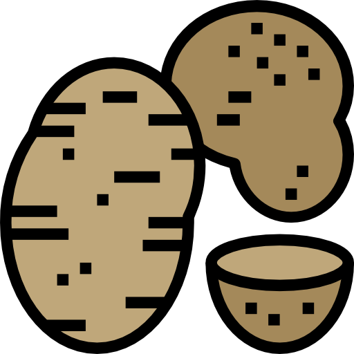 aardappel Surang Lineal Color icoon