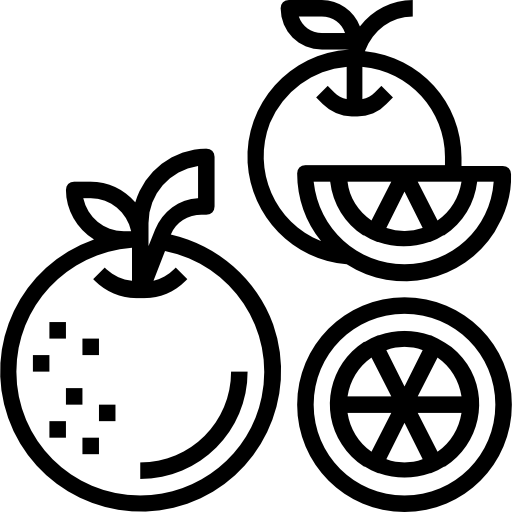 arancia Surang Lineal icona