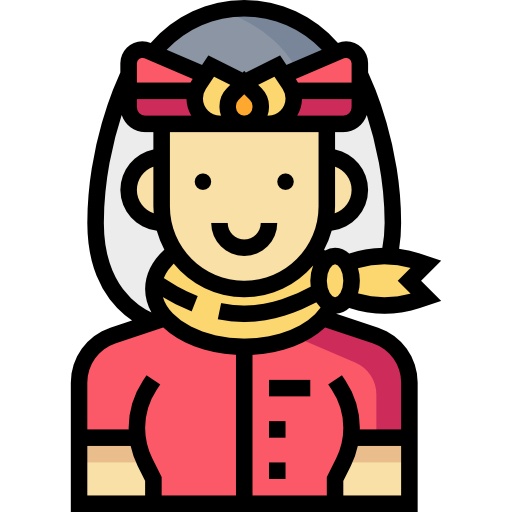Air hostess Meticulous Lineal Color icon