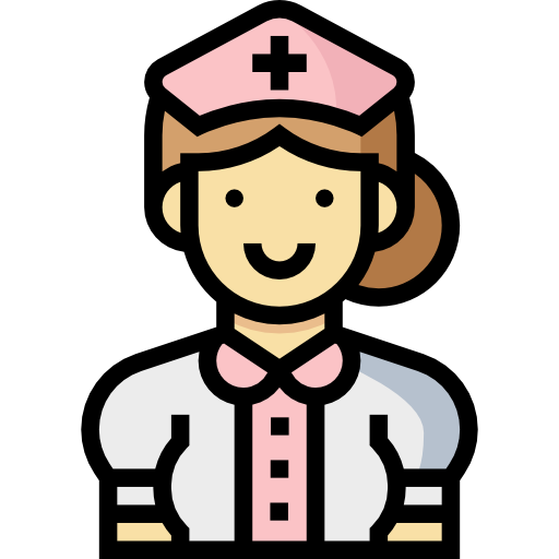 krankenschwester Meticulous Lineal Color icon