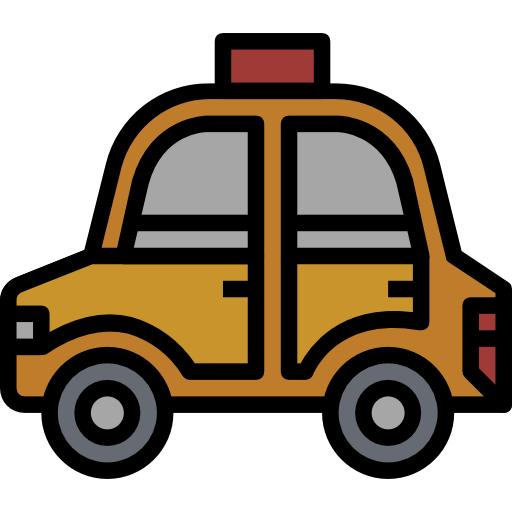 タクシー Surang Lineal Color icon