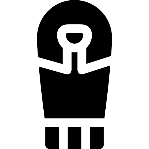 sarcófago Basic Rounded Filled icono