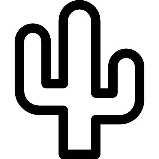 カクタス Basic Rounded Lineal icon