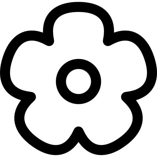 papavero Basic Rounded Lineal icona
