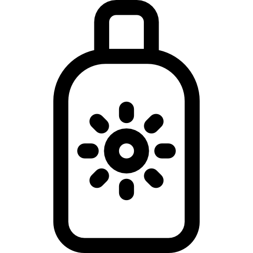 crema solare Basic Rounded Lineal icona