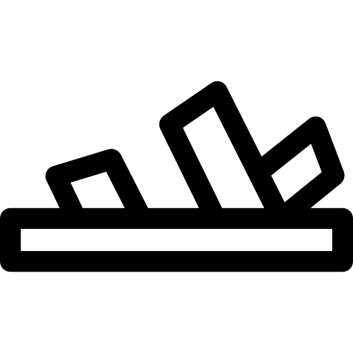 sandali Basic Rounded Lineal icona