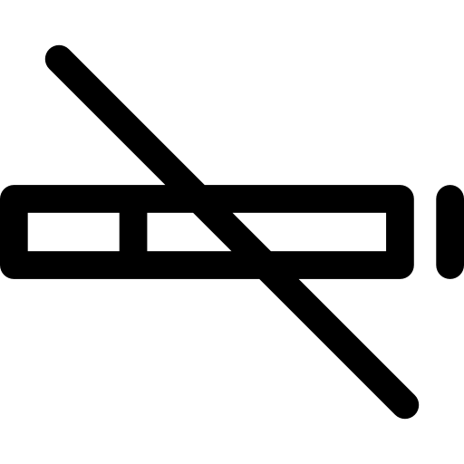 no fumar Basic Rounded Lineal icono