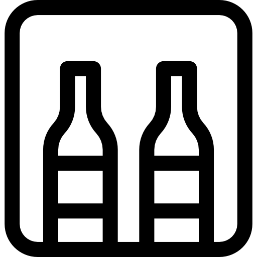 minibar Basic Rounded Lineal icono