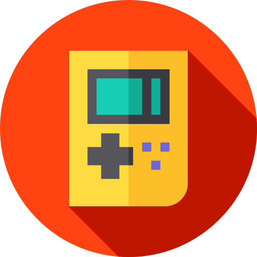 ゲーム機 Flat Circular Flat icon