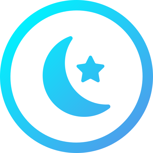 mond und sterne Generic gradient fill icon