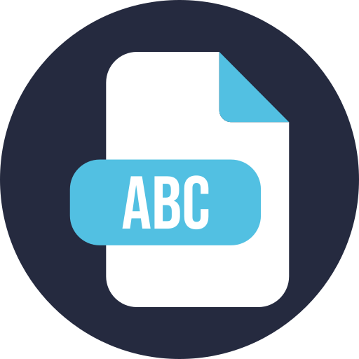Abc Generic color fill icon
