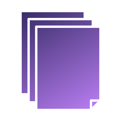 論文 Generic gradient fill icon