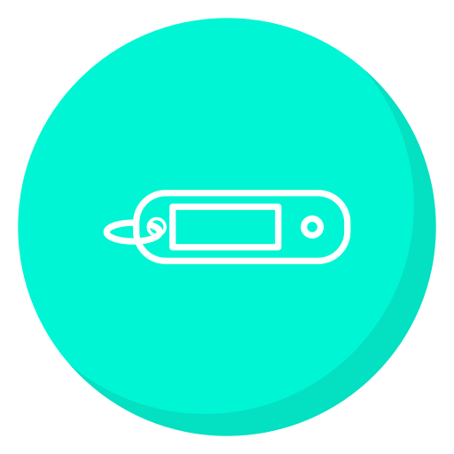 Key tag Generic color fill icon