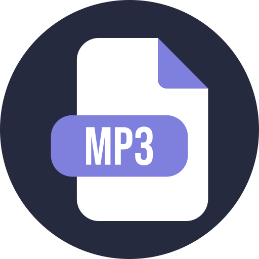 mp3 Generic color fill icoon