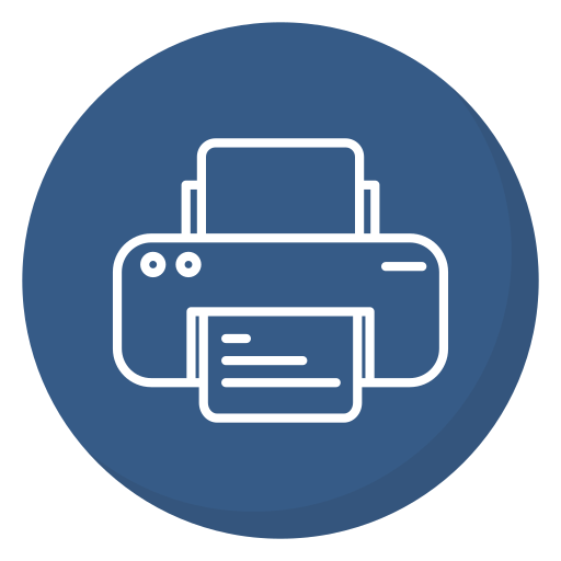 printer Generic color fill icoon