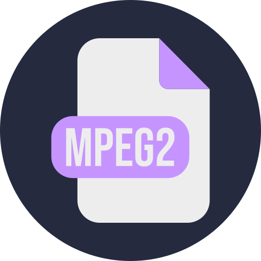 mpeg2 Generic color fill icon