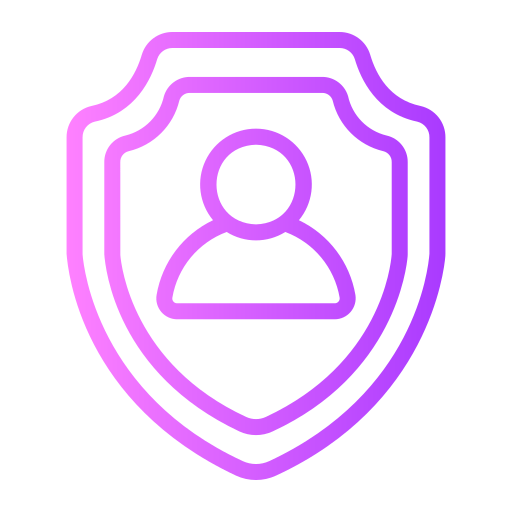 sicurezza personale Generic gradient outline icona