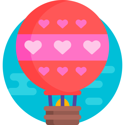 heißluftballon Detailed Flat Circular Flat icon