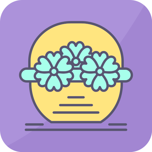 Flower basket Generic color lineal-color icon