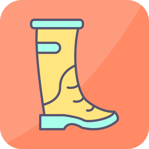Rain Boots Generic color lineal-color icon