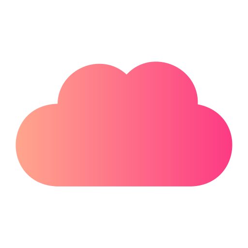 archiviazione cloud Generic gradient fill icona