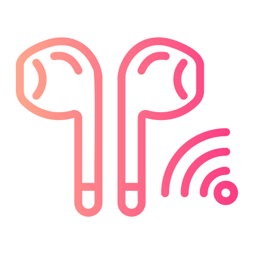 Earbuds Generic gradient outline icon