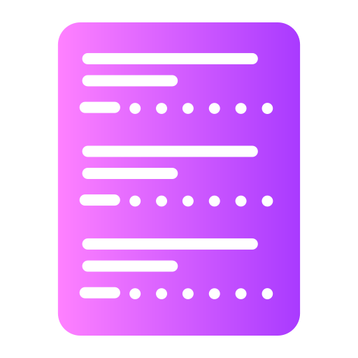 クイズ Generic gradient fill icon