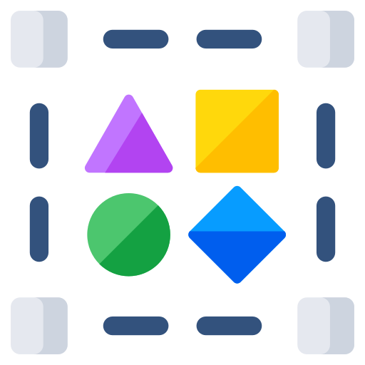 figure geometriche Generic color fill icona