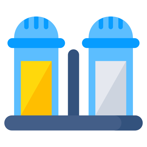 Salt and Pepper Generic color fill icon