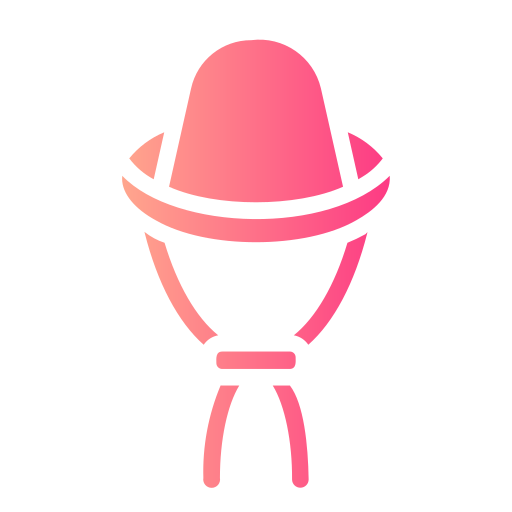 kapelusz przeciwsłoneczny Generic gradient fill ikona
