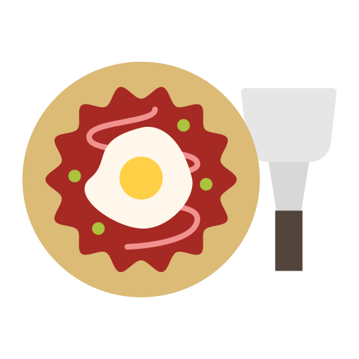 okonomiyaki Generic color fill Icône