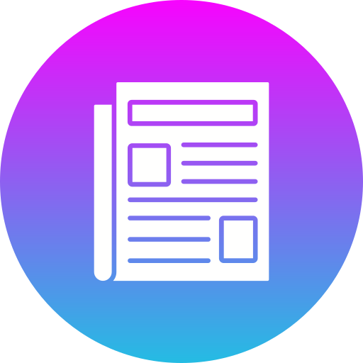 zeitung Generic gradient fill icon